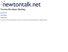 Tablet Screenshot of dev.newtontalk.net